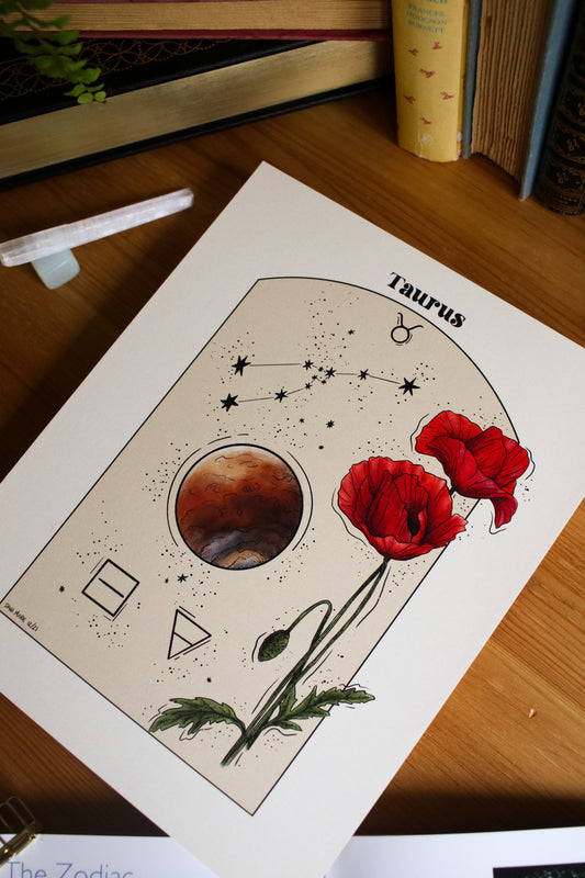 Taurus - Astrology Infographic