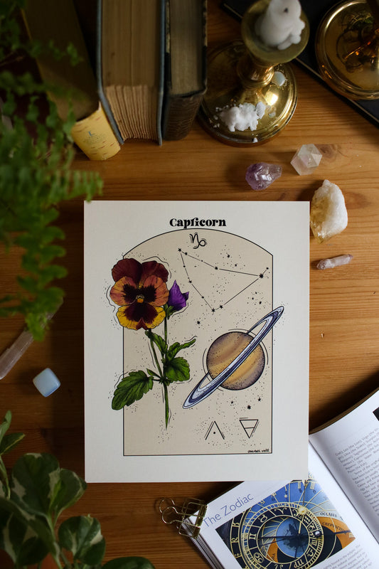 Capricorn - Astrology Infographic