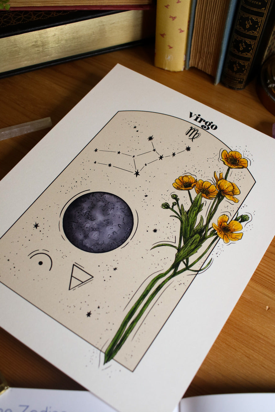 Virgo - Astrology Infographic
