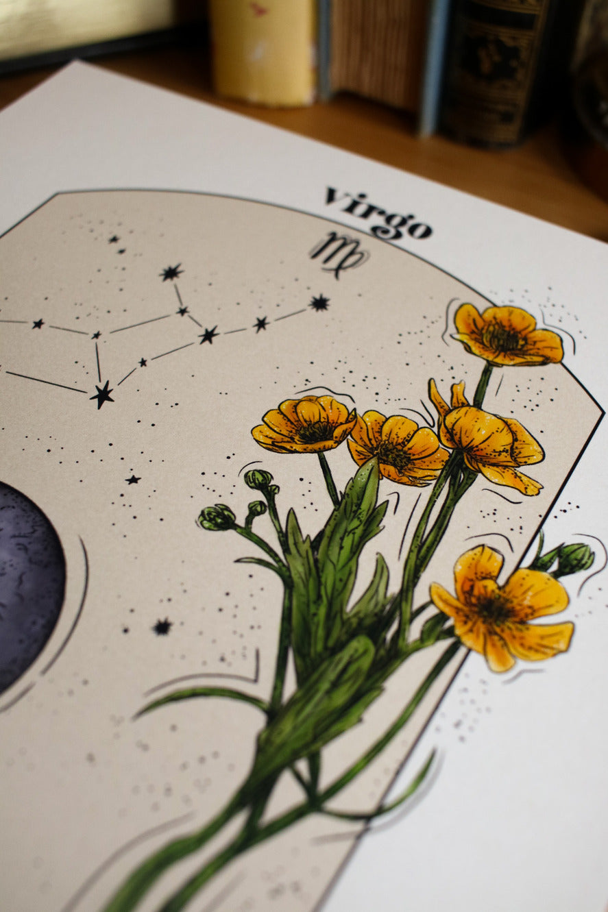 Virgo - Astrology Infographic