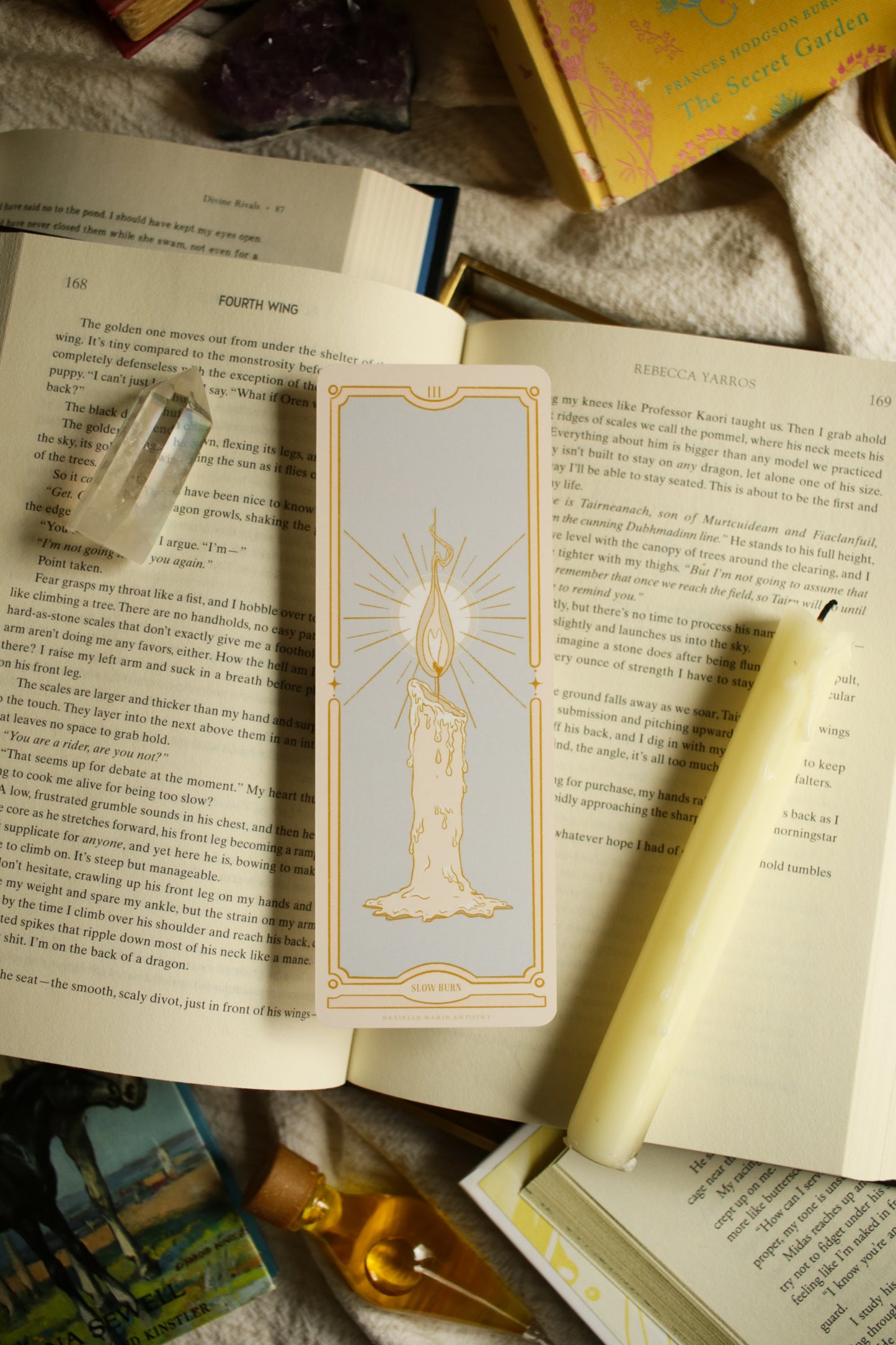 Slow Burn - Book Trope Bookmark