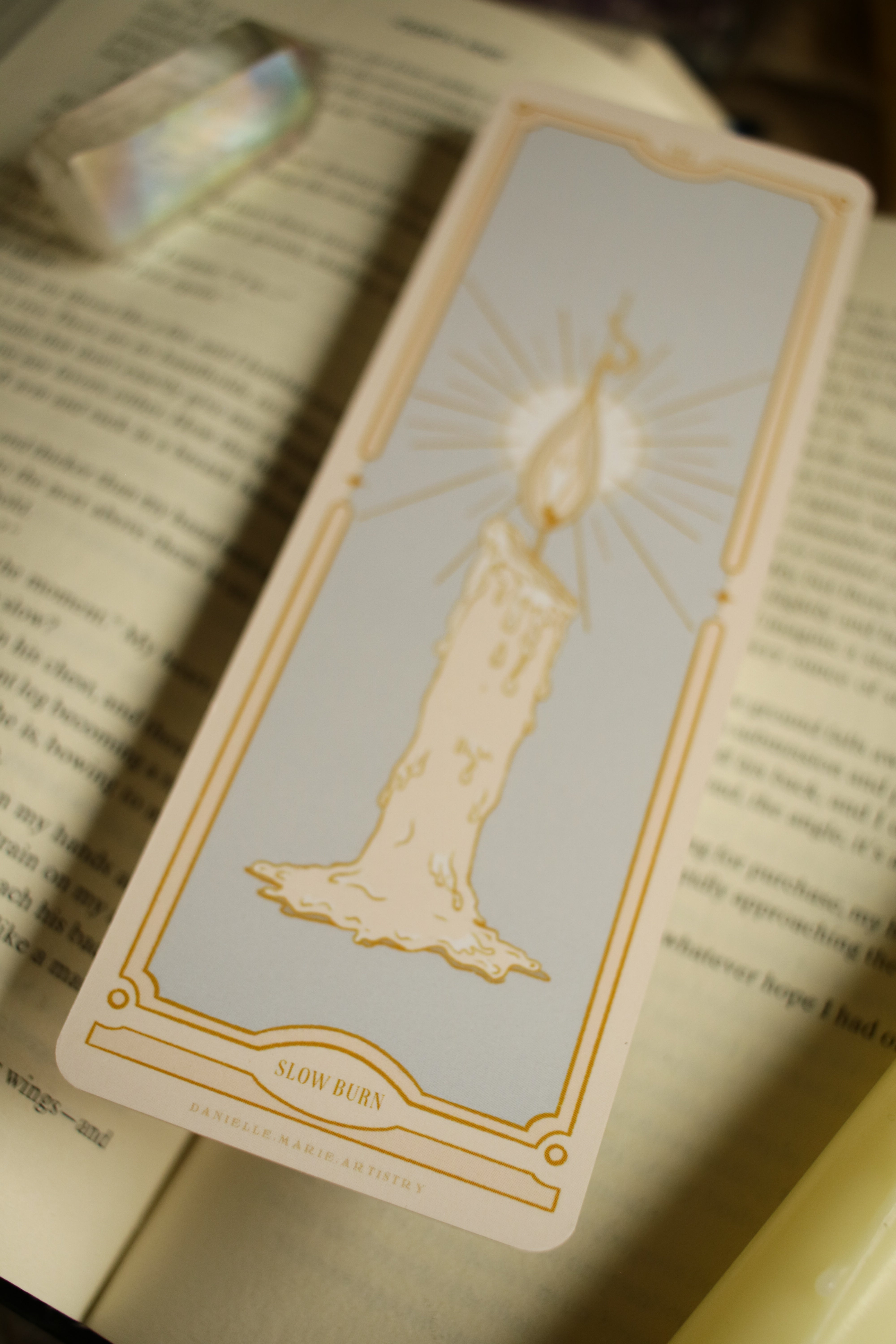 Slow Burn - Book Trope Bookmark
