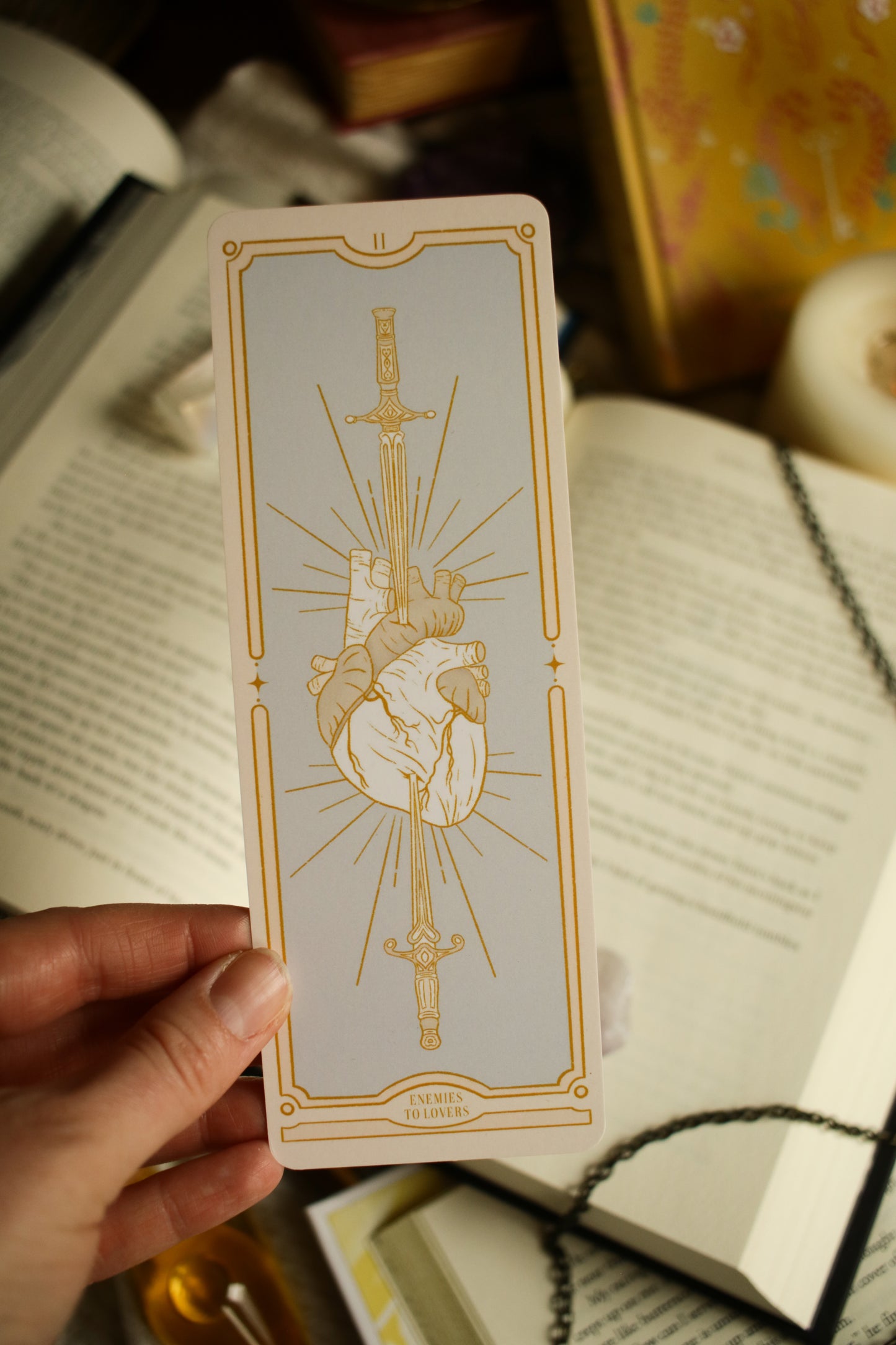 Enemies to Lovers - Book Trope Bookmark