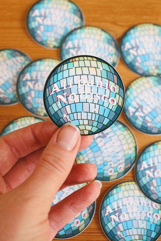 All Panic No Disco- Sticker