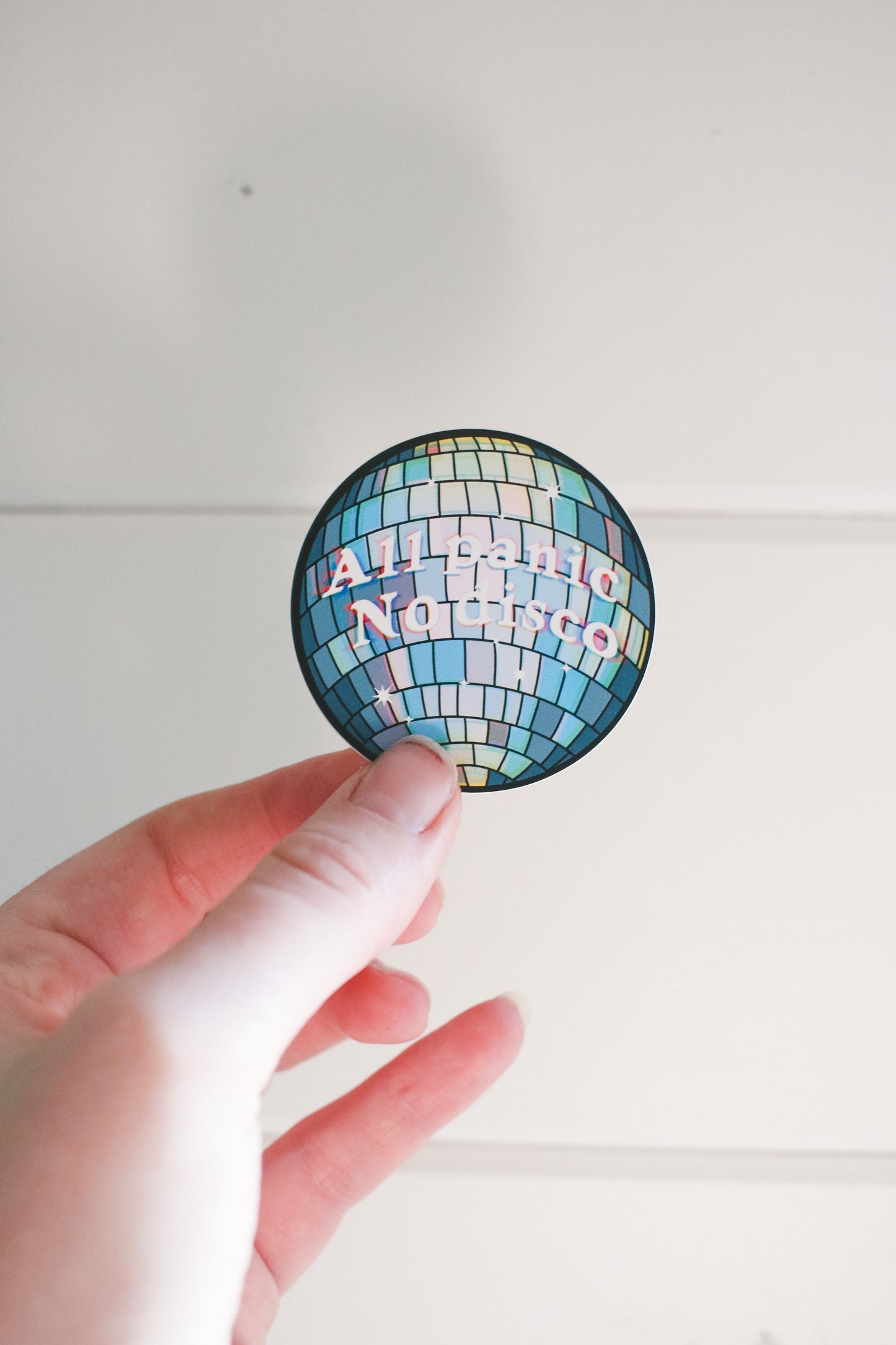 All Panic No Disco- Sticker