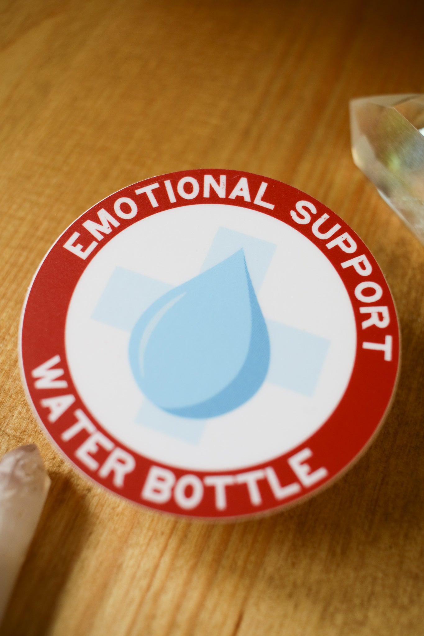 Emotional Support Water Bottle - Sticker