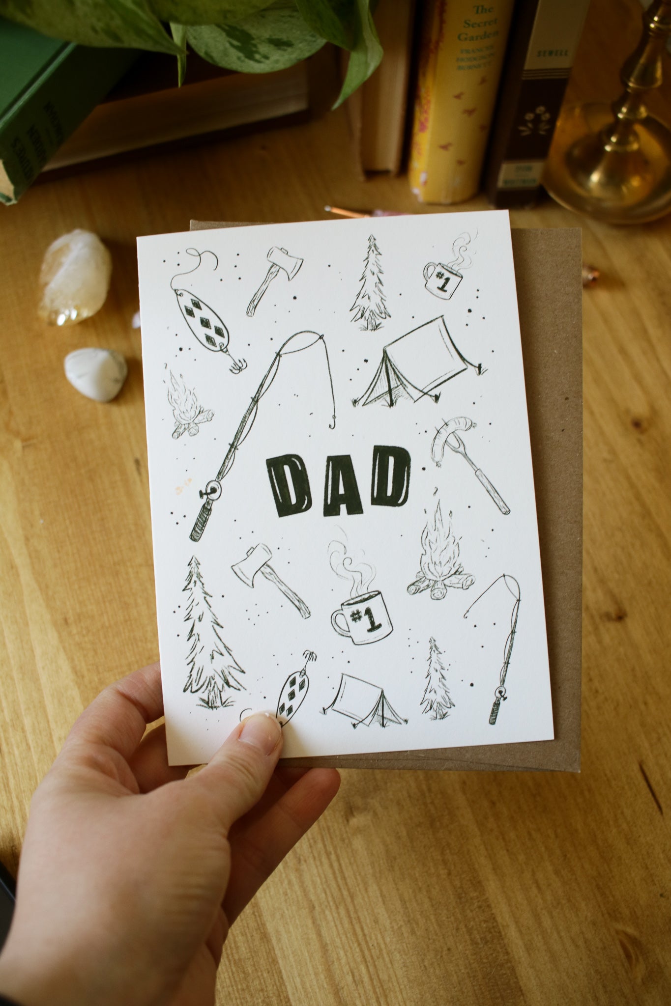 DAD Fathers Day Collage - Greeting Card