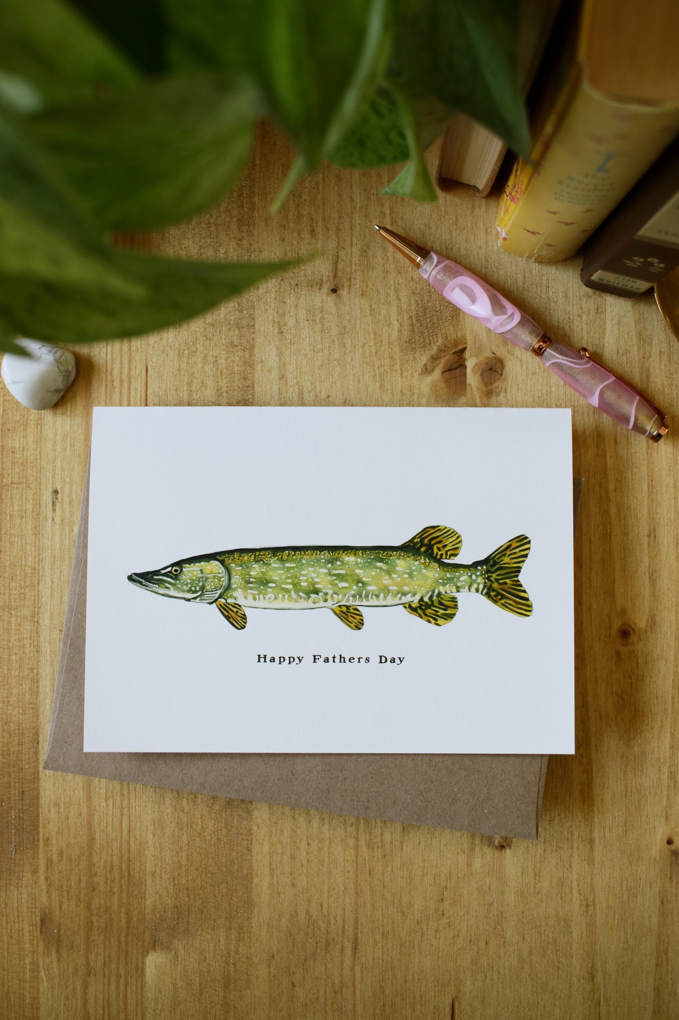 Happy Fathers Day Jackfish - Greeting Card