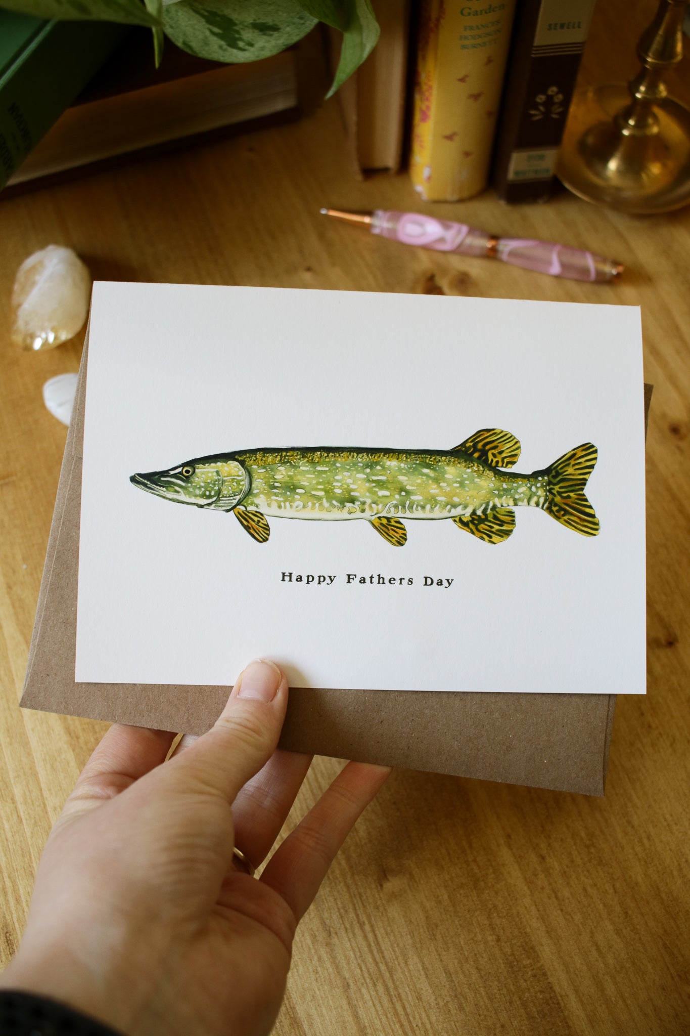 Happy Fathers Day Jackfish - Greeting Card