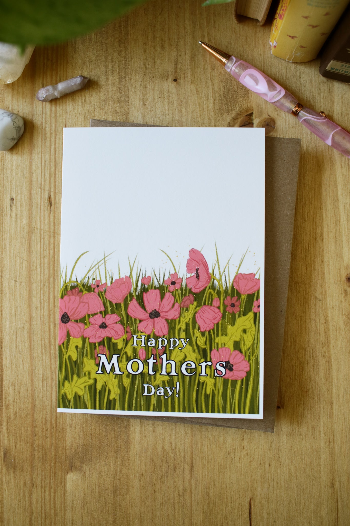 Happy Mothers Day - Poppies - Greeting Card