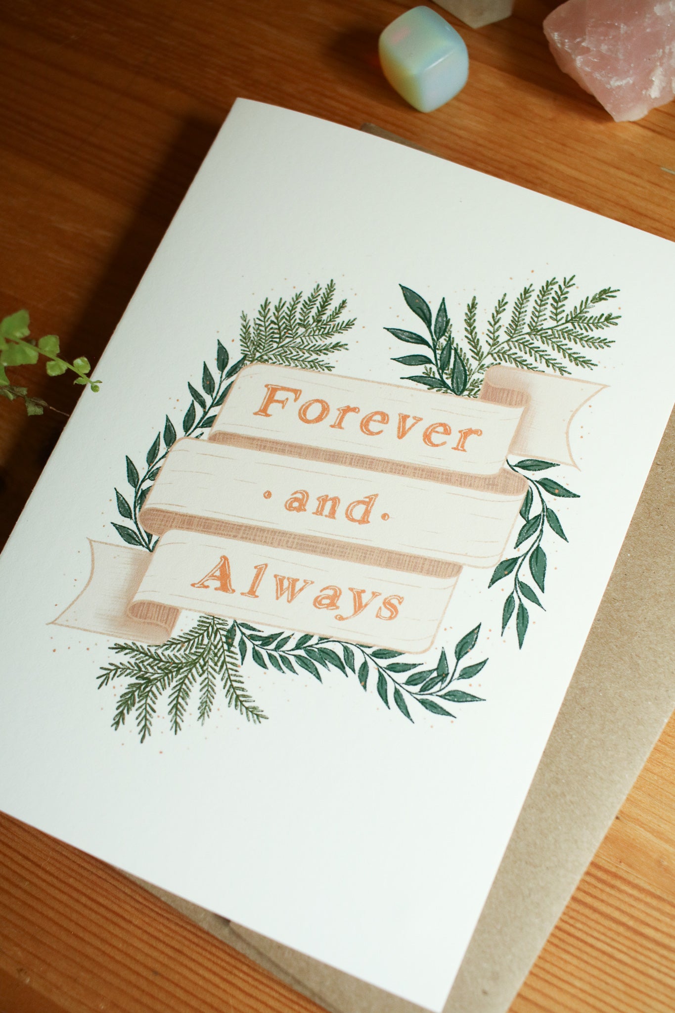 Forever and Always - Greeting Card
