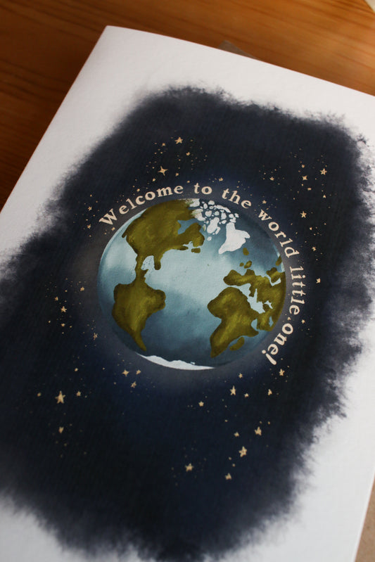 Welcome to the World Little One - Greeting Card