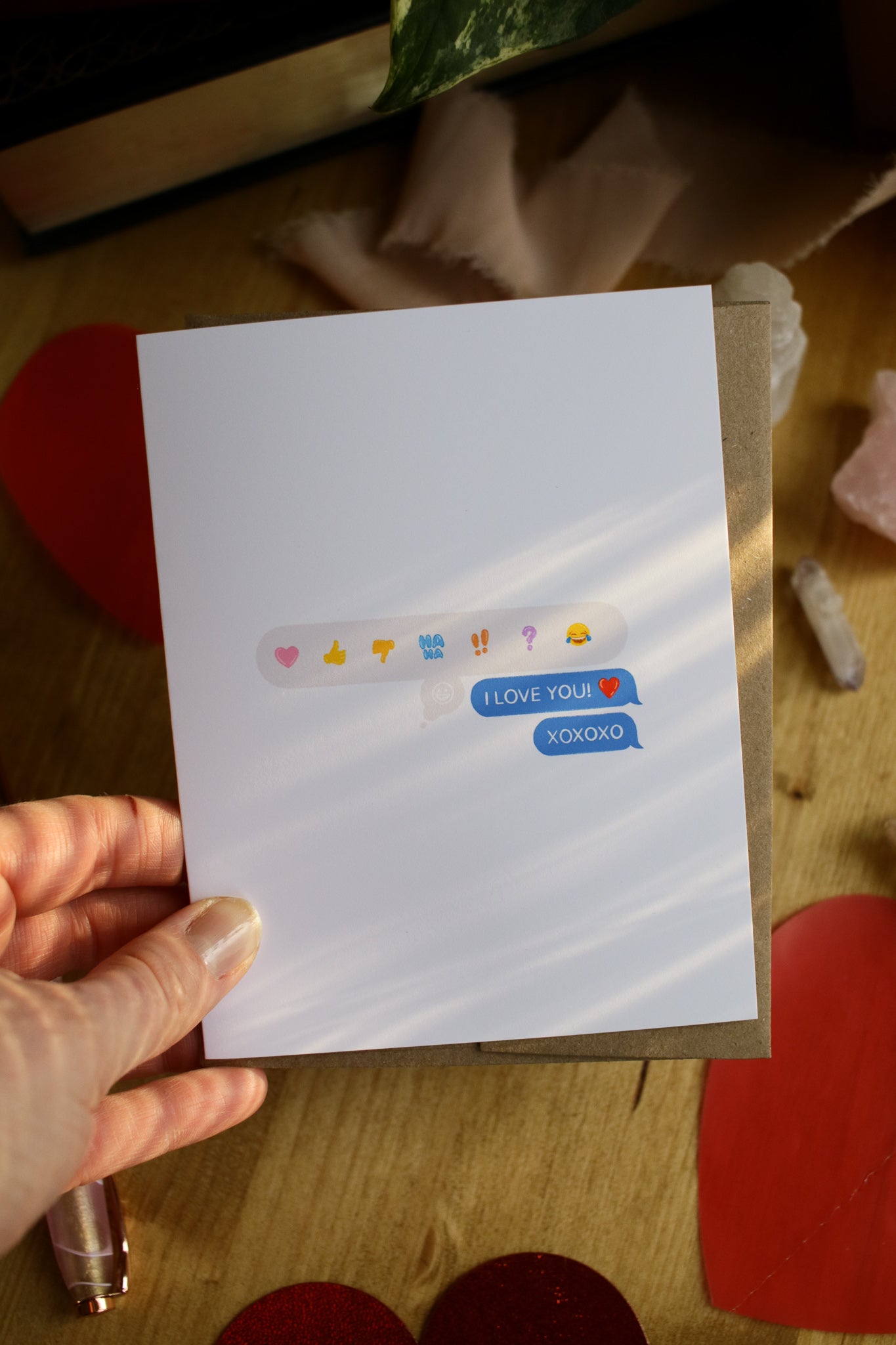 I Love You XOXO - SMALL Valentines Card