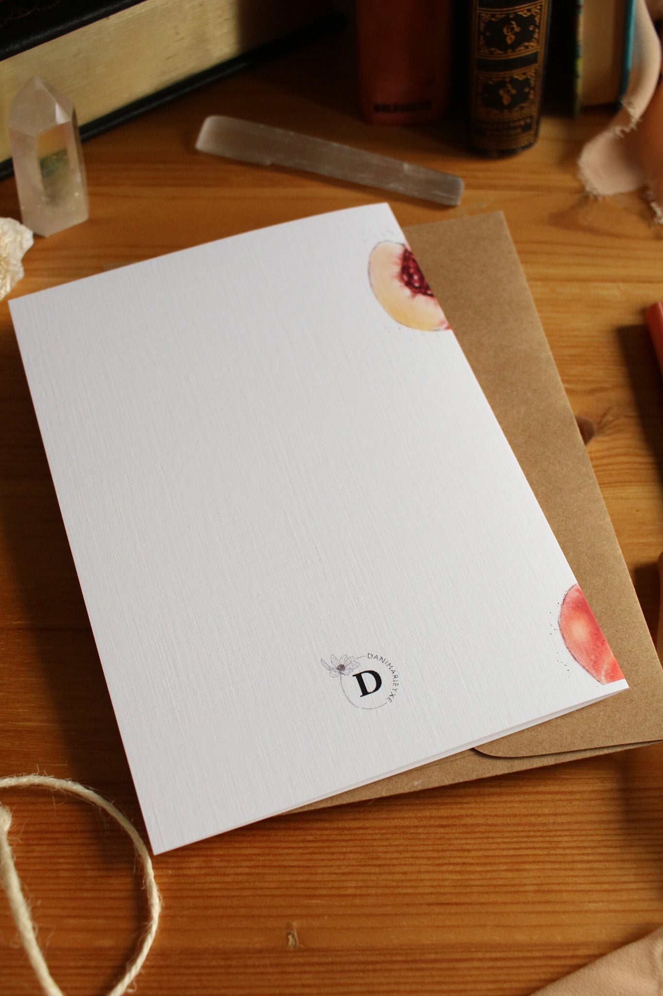 You're A Peach - Greeting Card