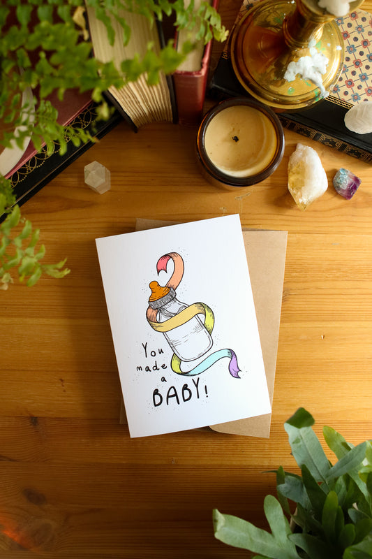 You Made a Baby! - Greeting Card