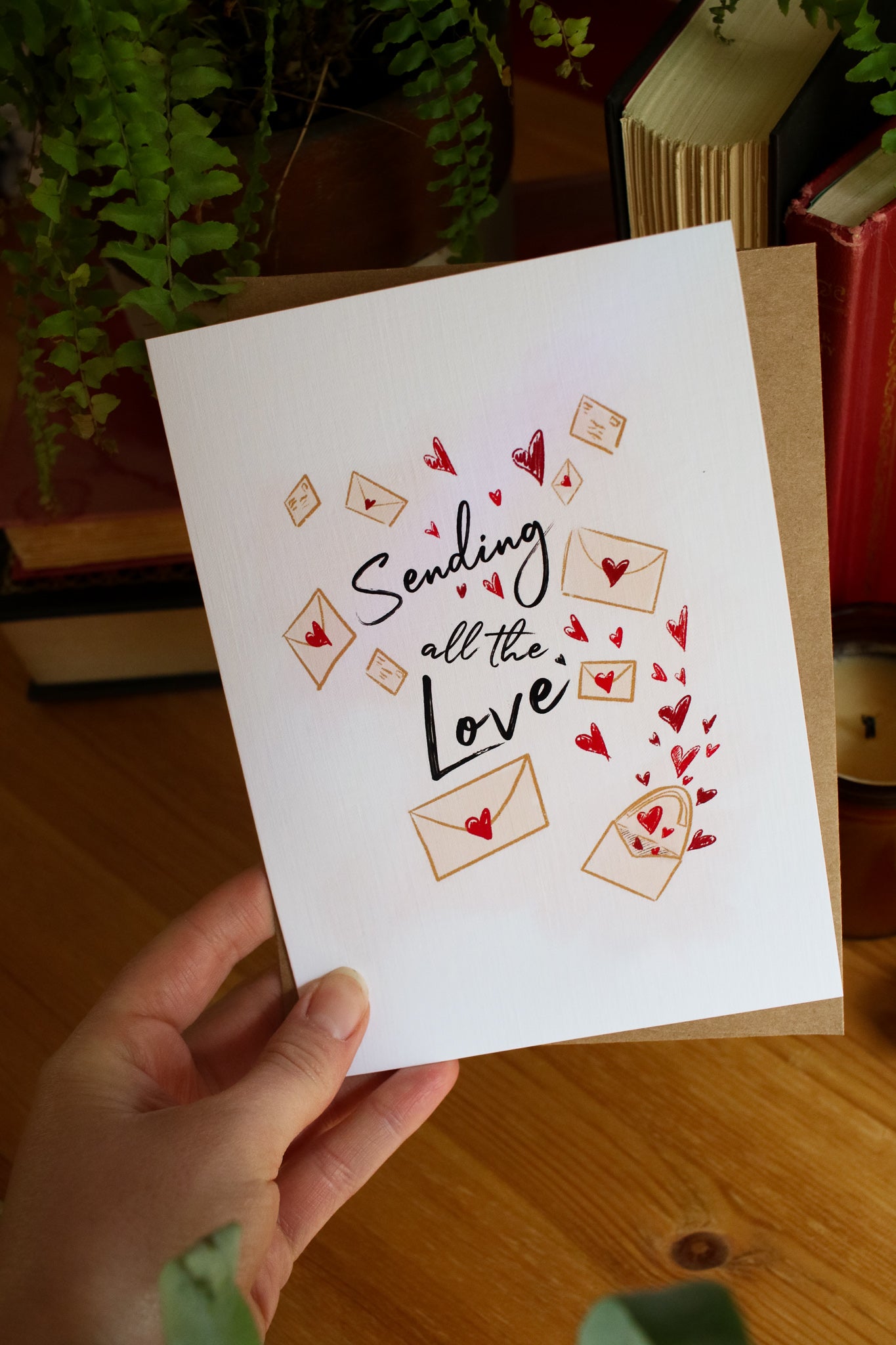 Sending Love - Greeting Card