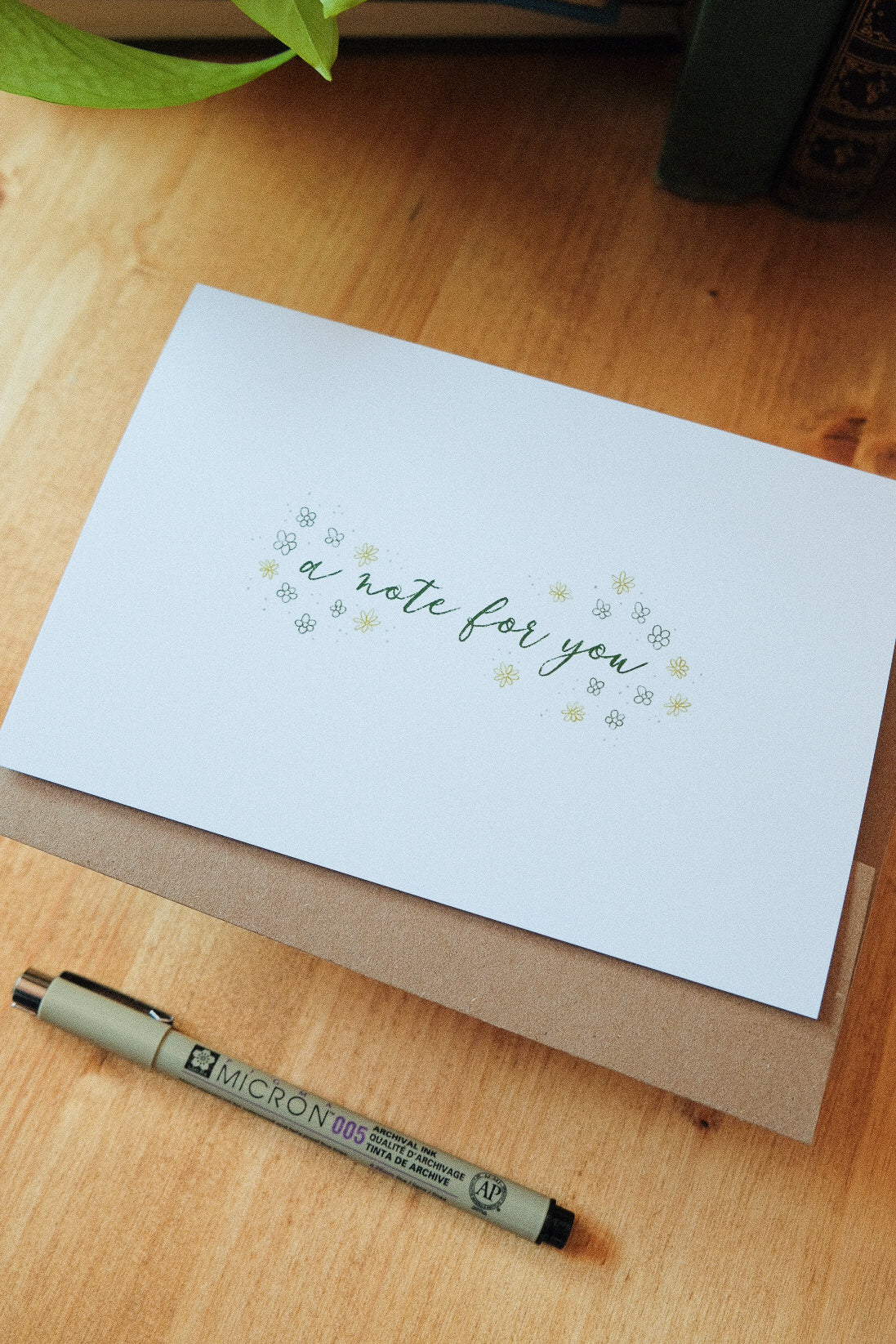 A Note for You - Greeting Card