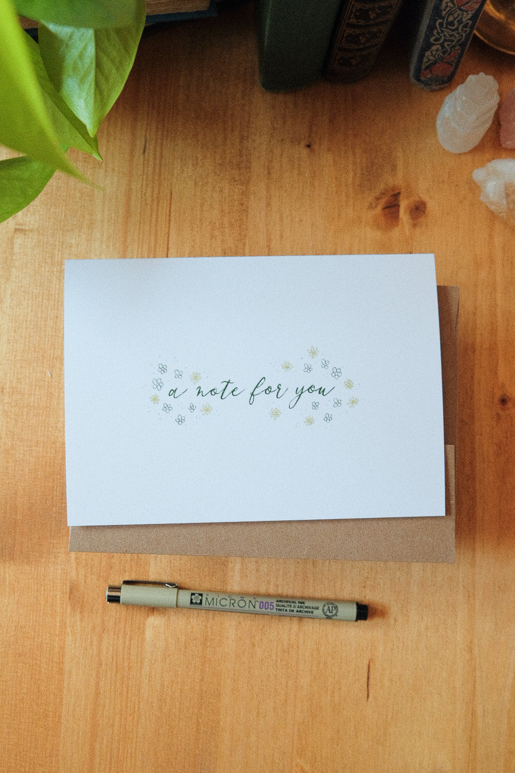 A Note for You - Greeting Card