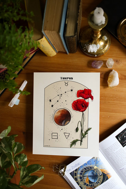 Taurus - Astrology Infographic