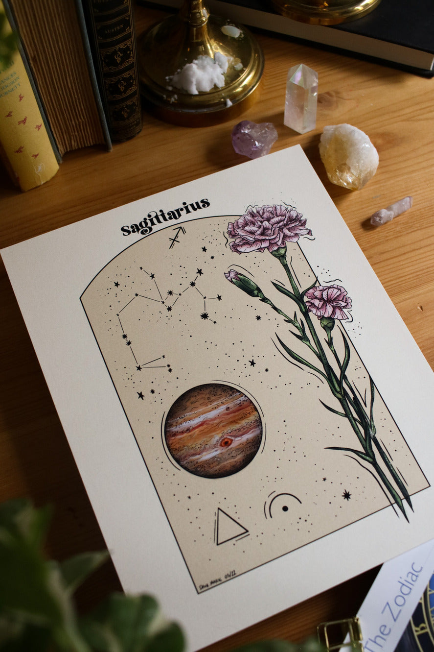 Sagittarius - Astrology Infographic