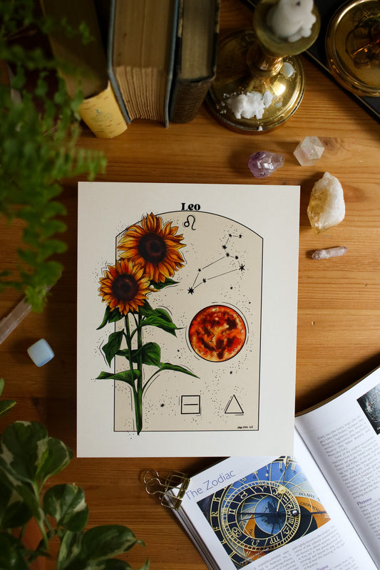 Leo - Astrology Infographic