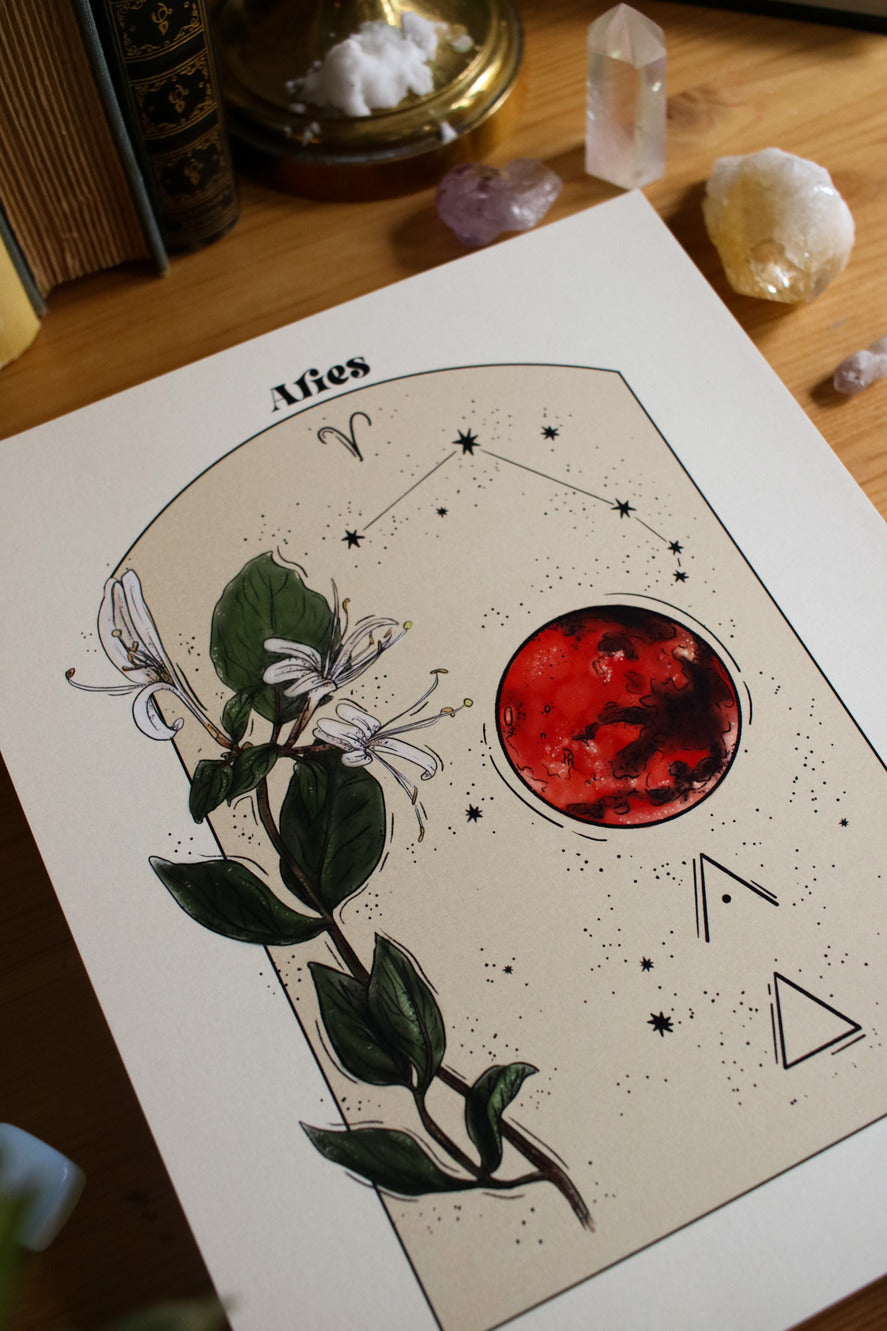 Aries - Astrology Infographic