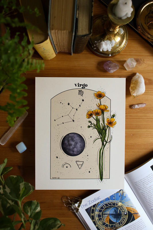 Virgo - Astrology Infographic