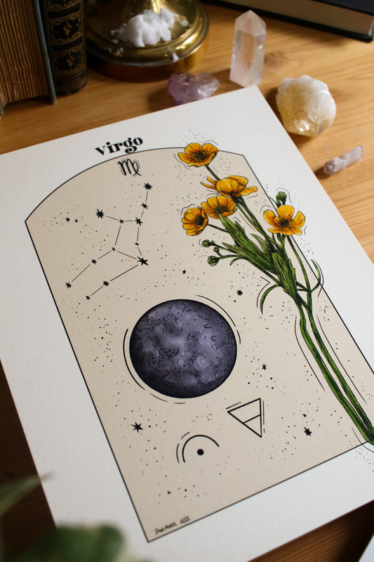 Virgo - Astrology Infographic