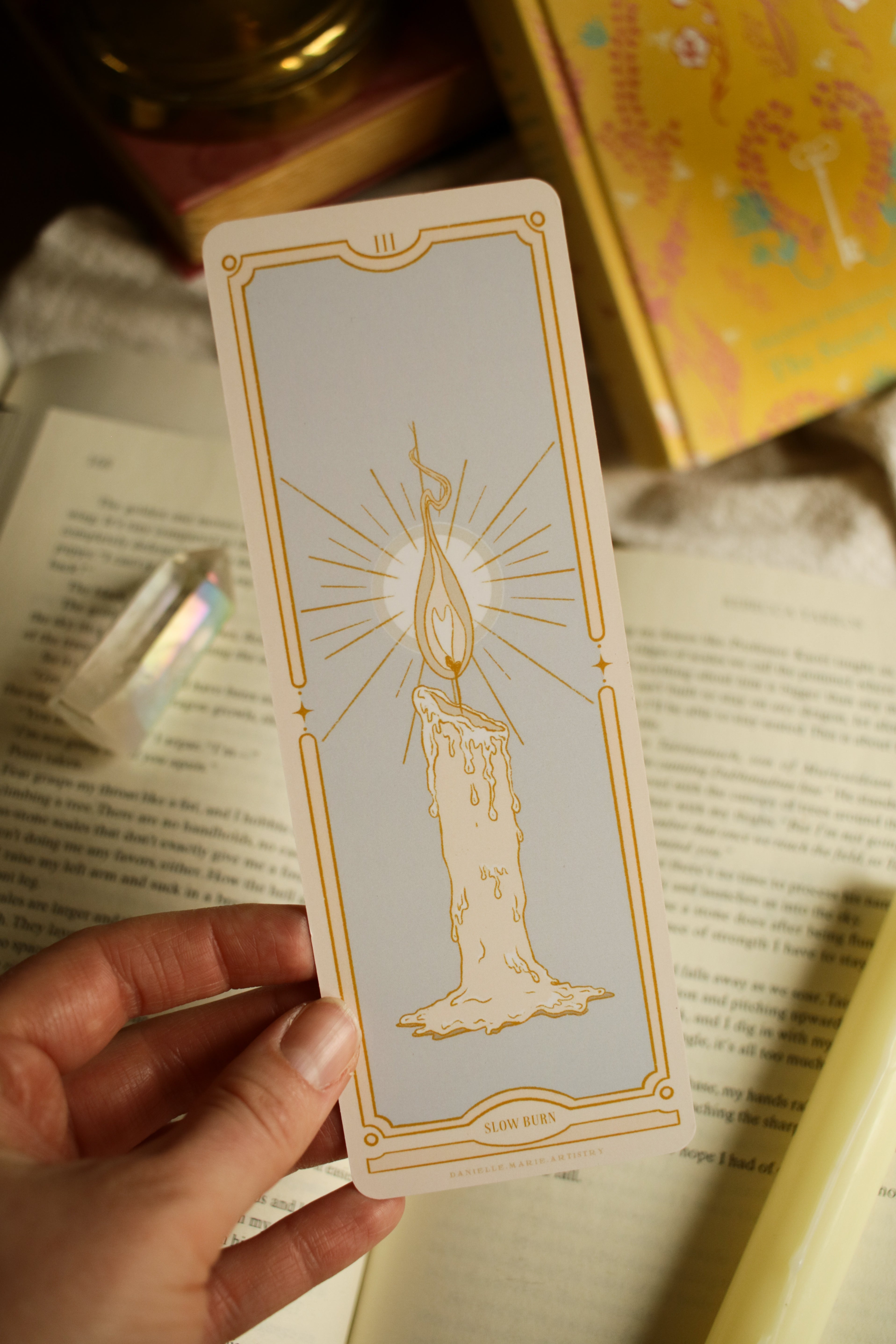 Slow Burn - Book Trope Bookmark