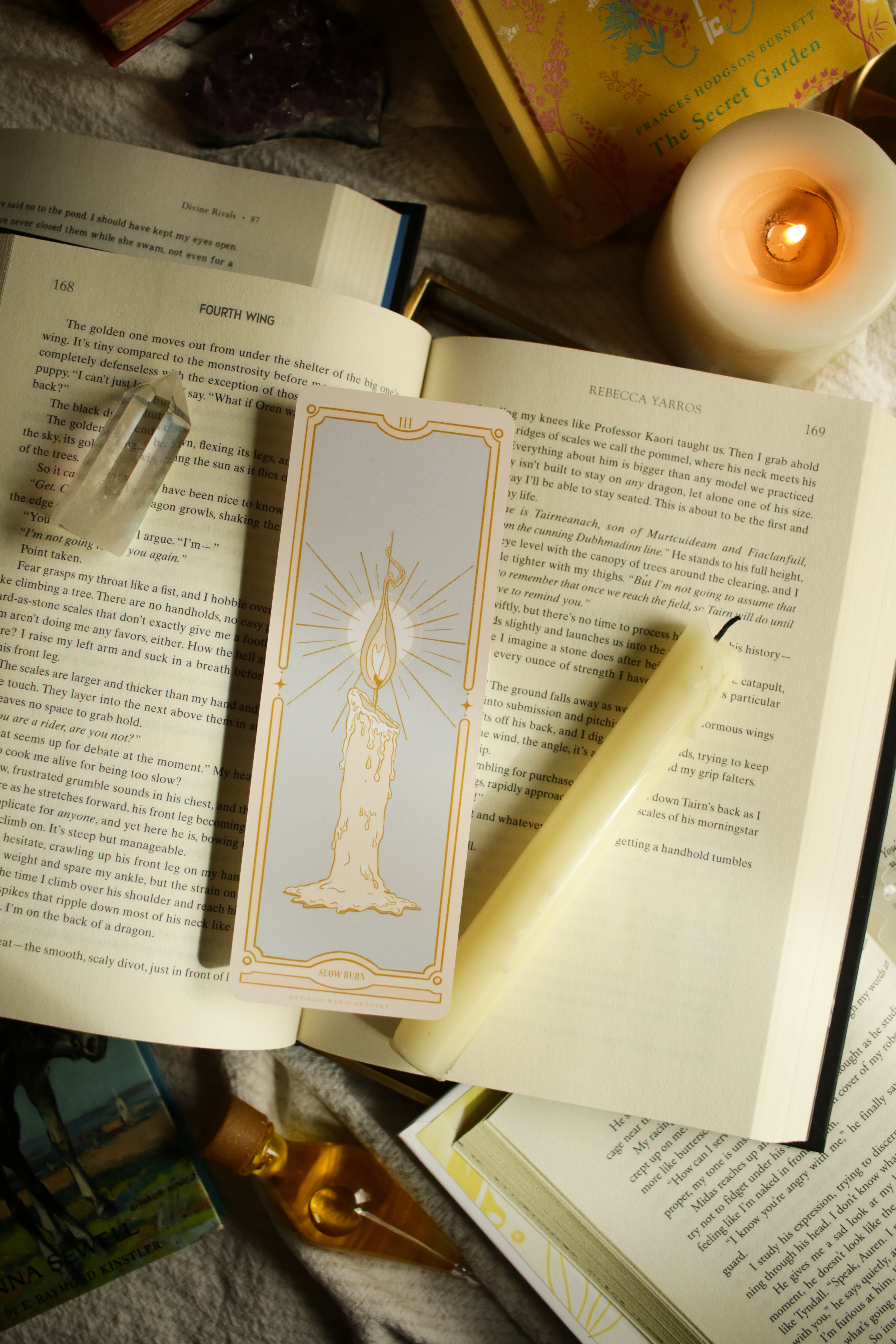 Slow Burn - Book Trope Bookmark