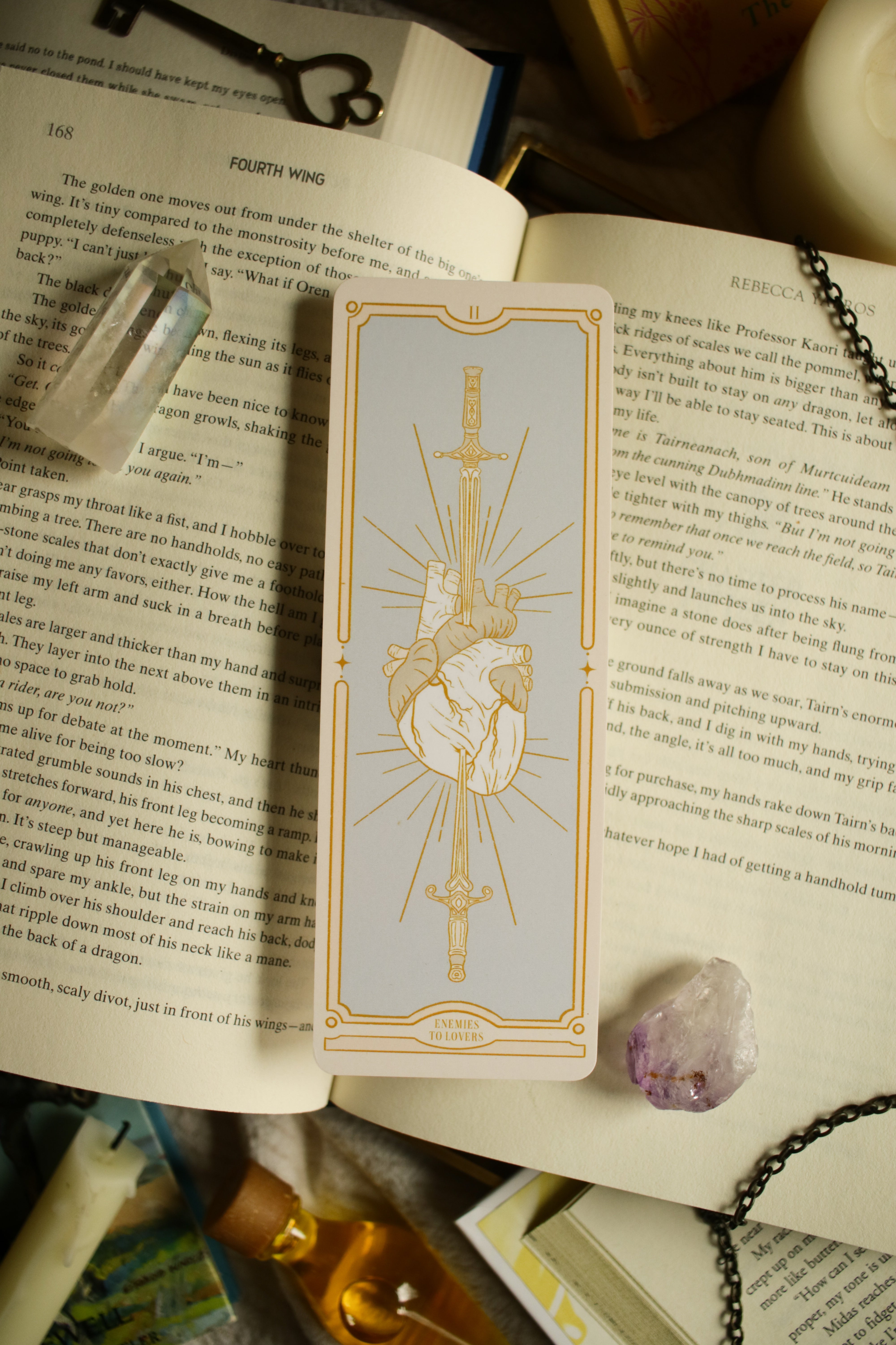 Enemies to Lovers - Book Trope Bookmark