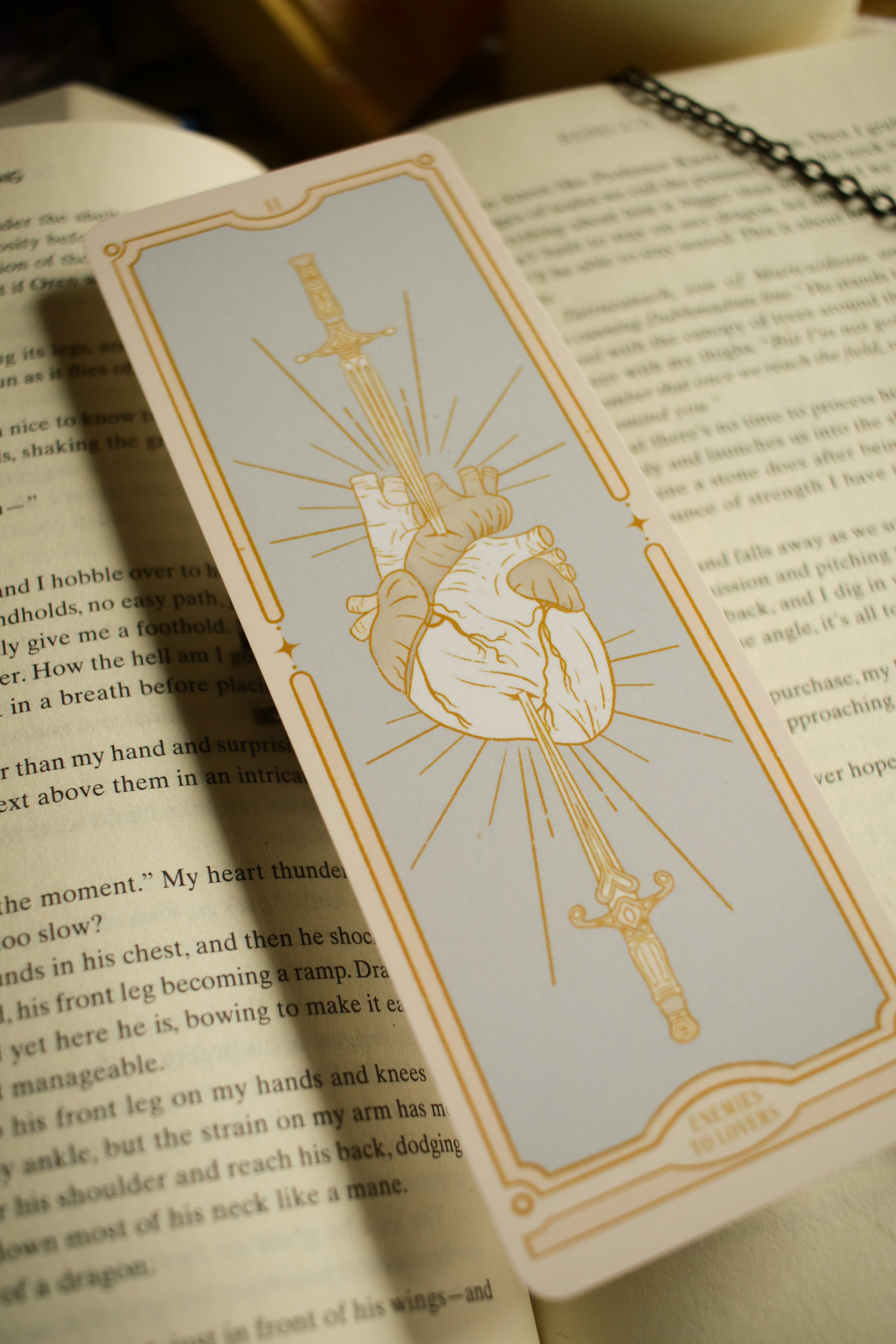 Enemies to Lovers - Book Trope Bookmark