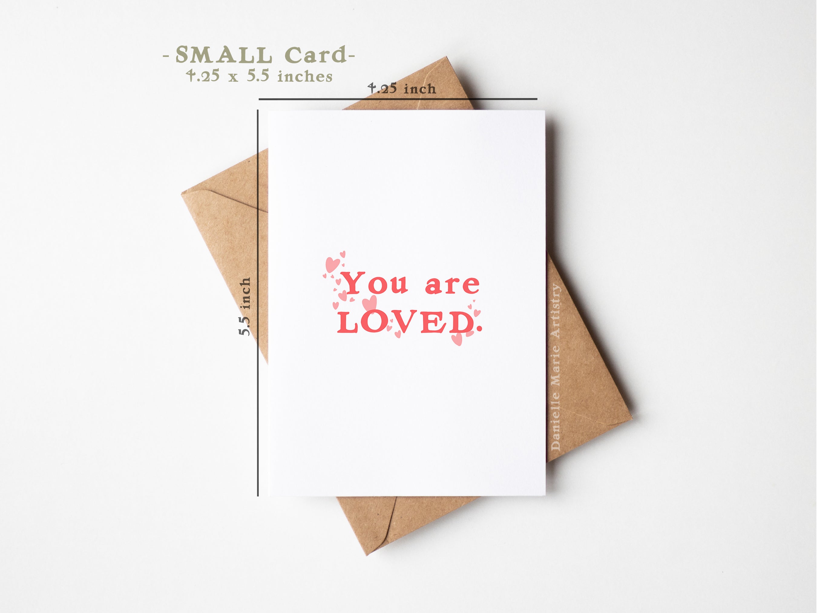 You Are Loved - SMALL Greeting Card