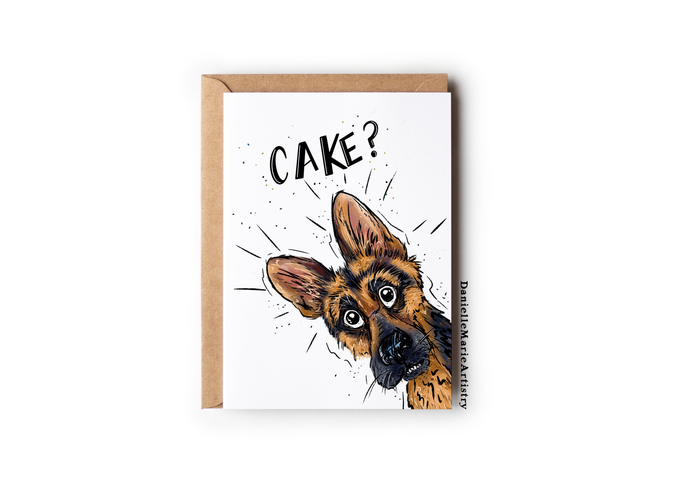 Where's the Cake?! - Greeting Card