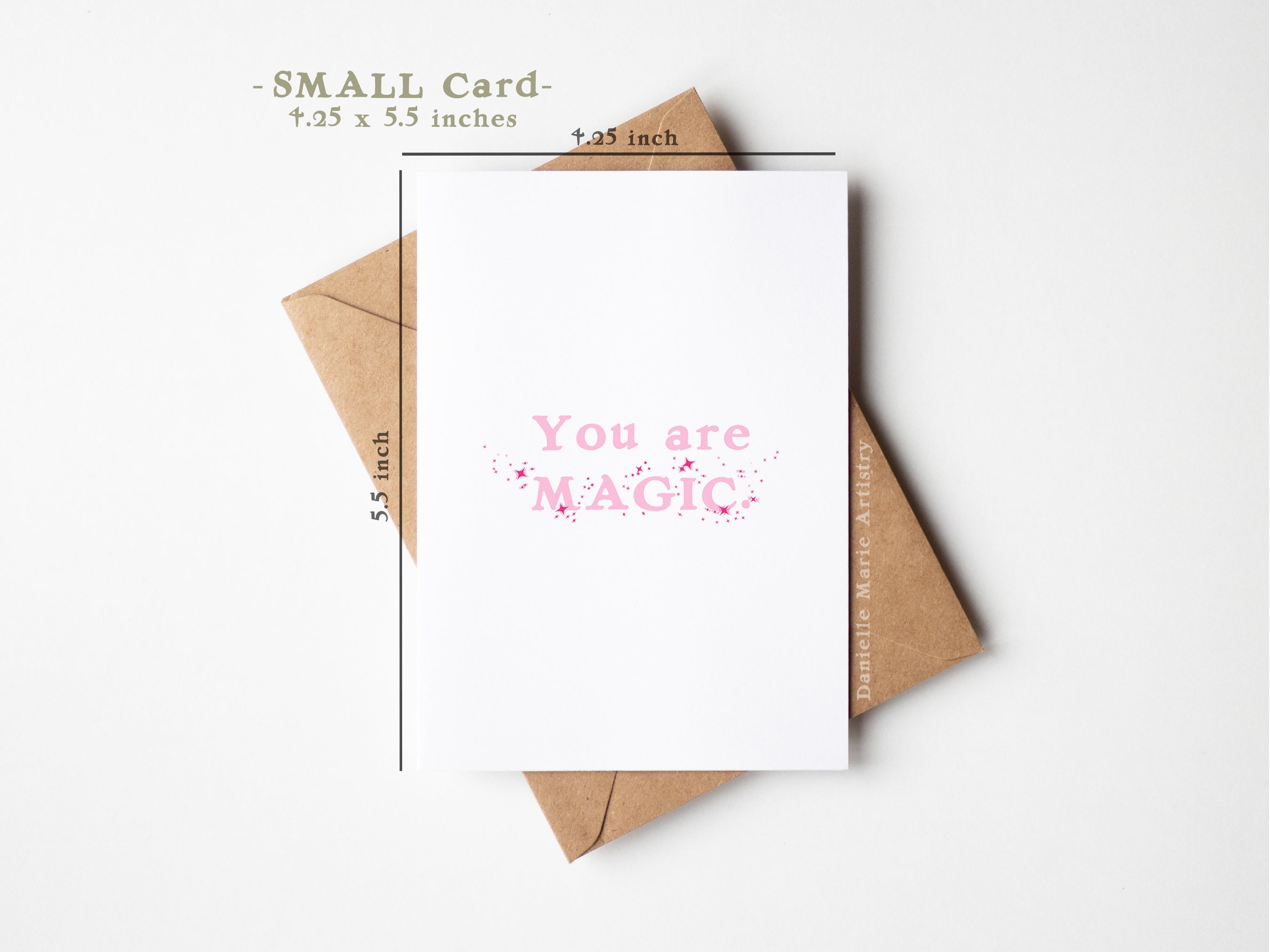 Mini Magic Greeting 5 Pack - SMALL Greeting Cards