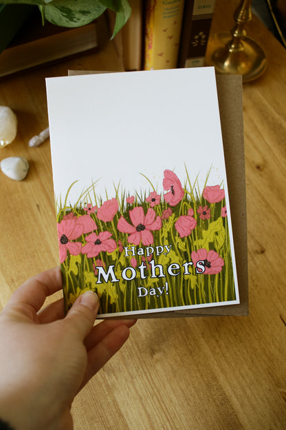 Happy Mothers Day - Poppies - Greeting Card