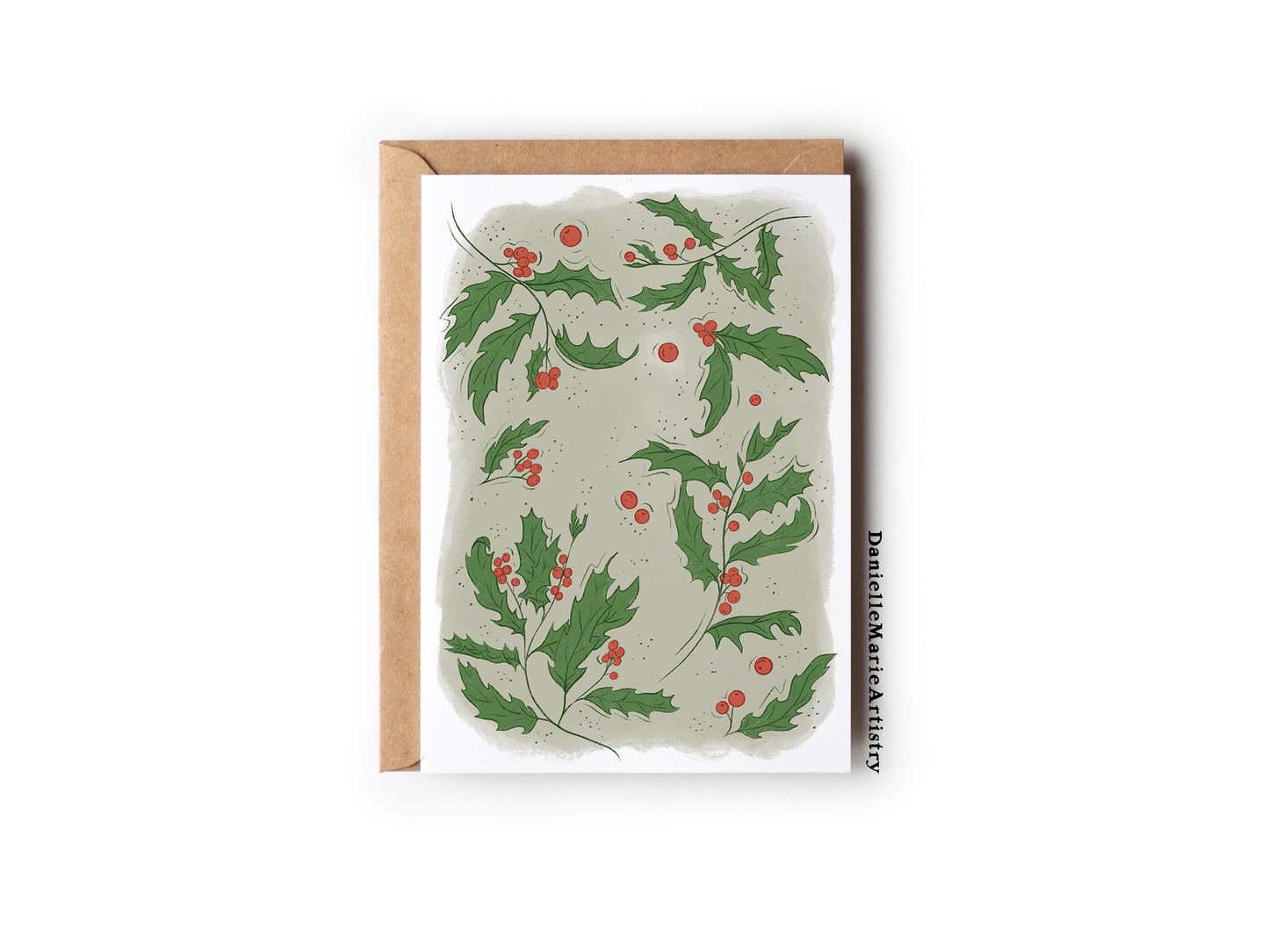 Christmas Greenery 5 Pack - Greeting Cards