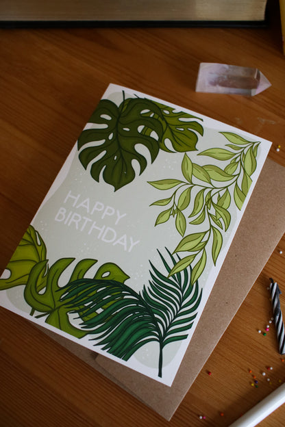 Happy Birthday - Plant Lover - Greeting Card