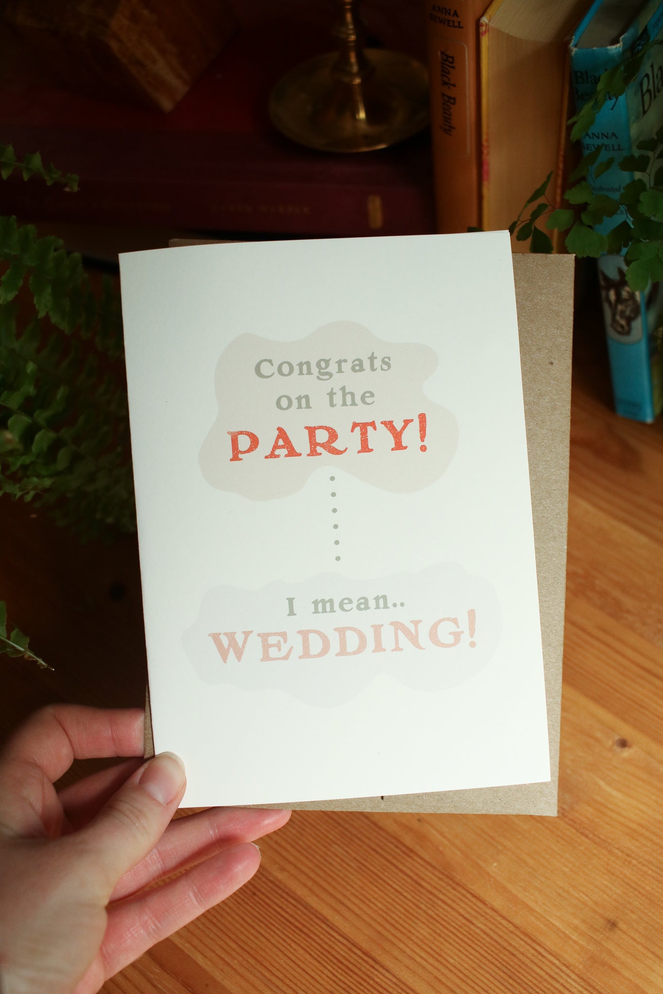 Congrats on the Party ... I mean Wedding - Greeting Card