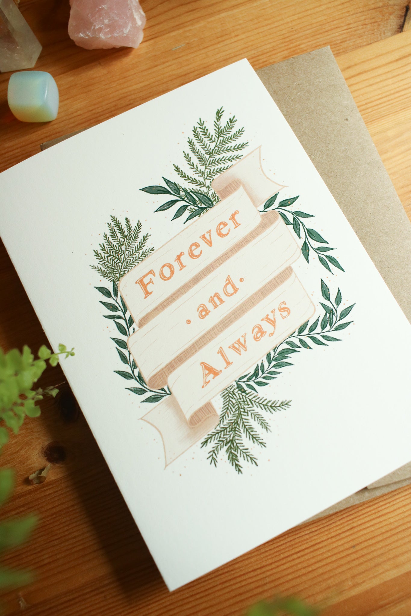 Forever and Always - Greeting Card