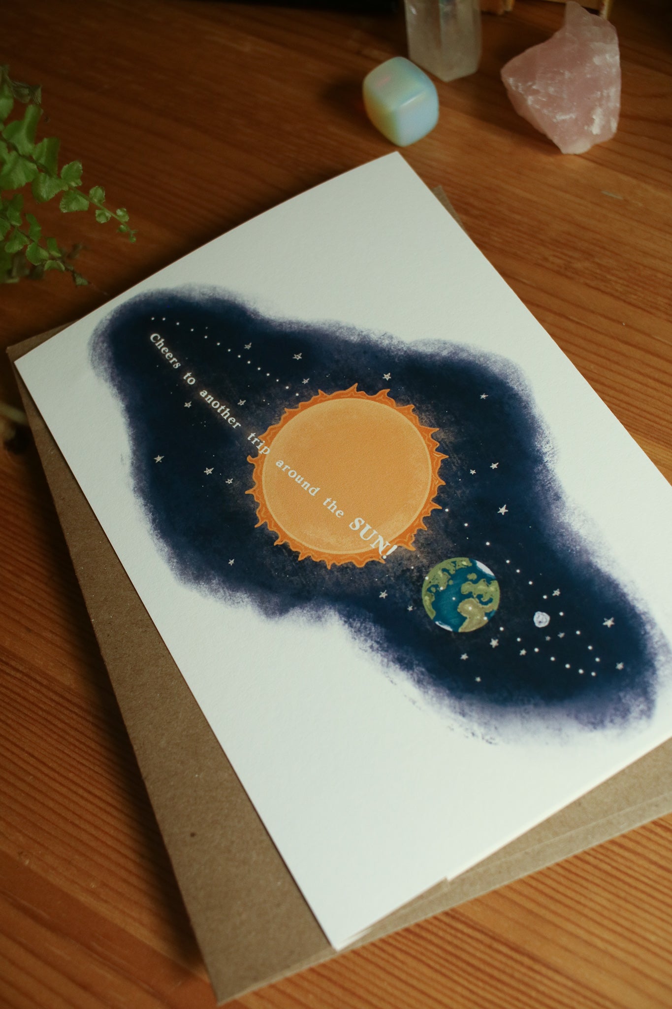 Cheers to Another Trip Around the Sun - Greeting Card