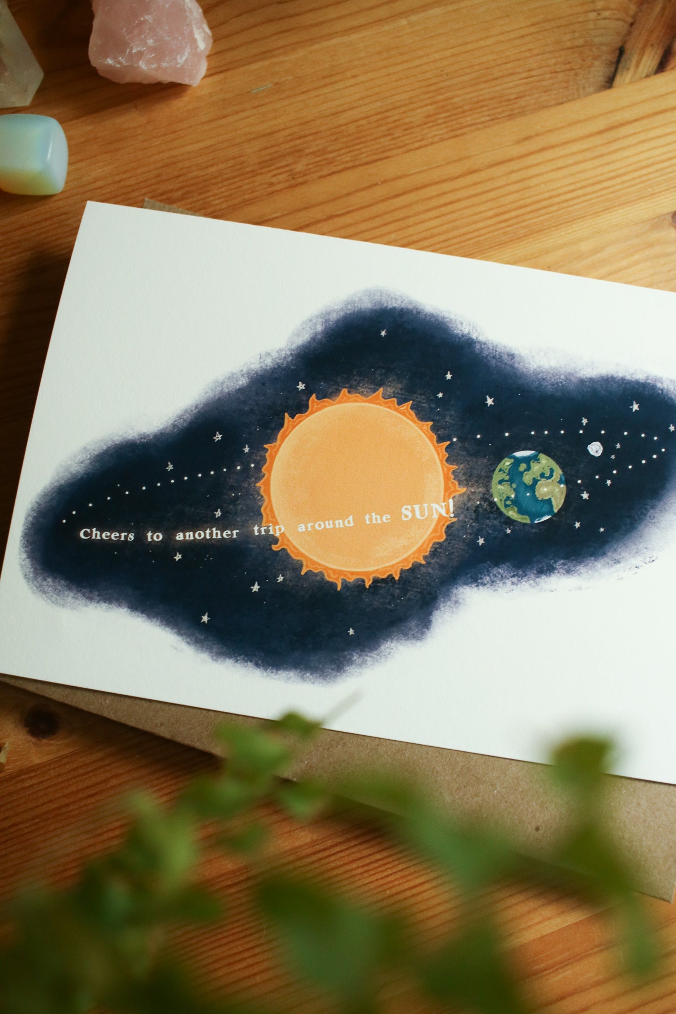Cheers to Another Trip Around the Sun - Greeting Card
