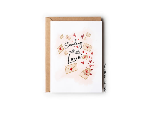 Sending Love - Greeting Card