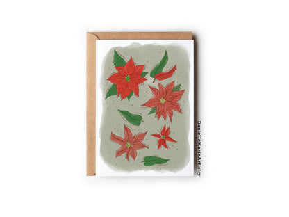 Christmas Greenery 5 Pack - Greeting Cards