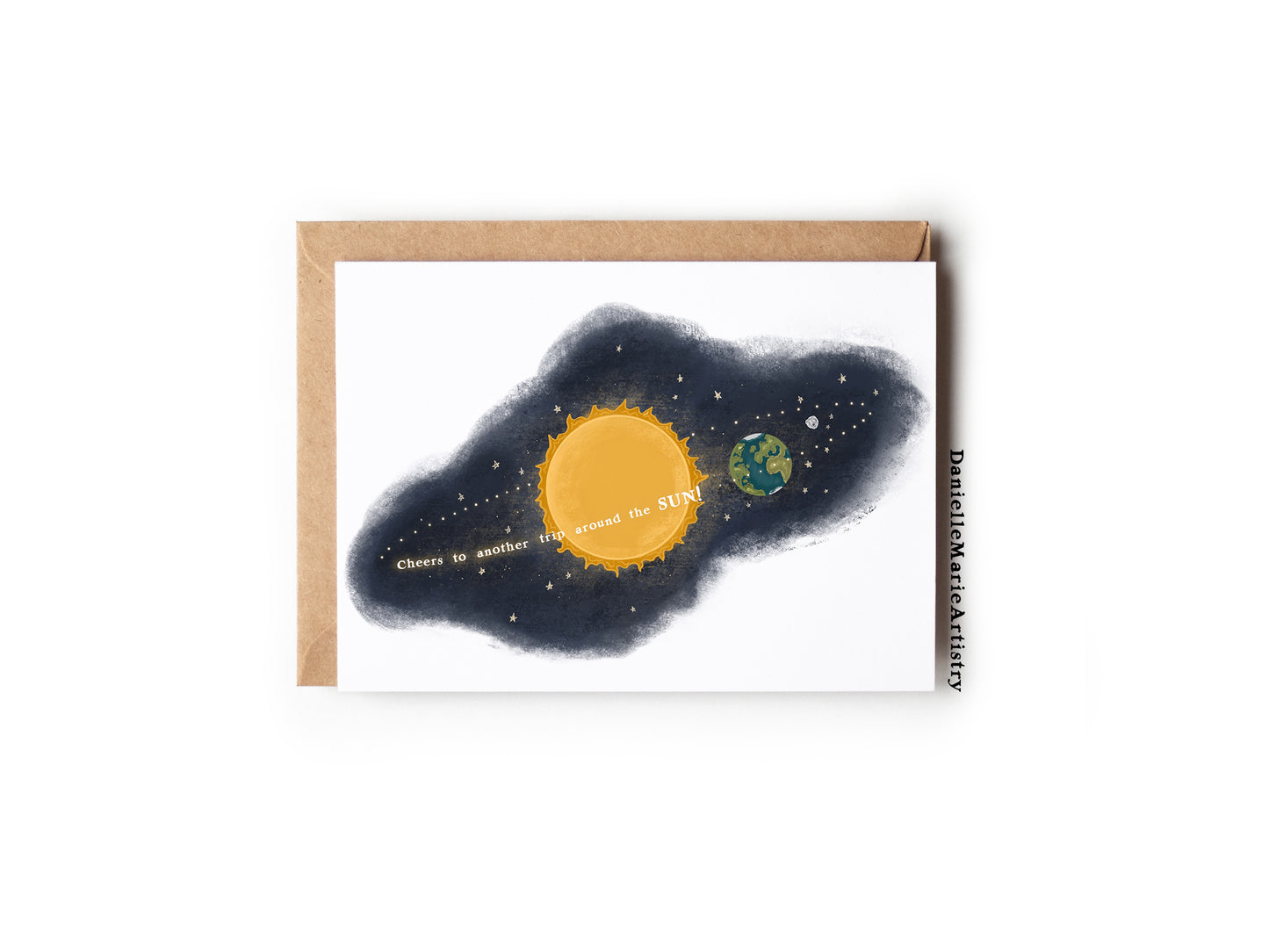 Cheers to Another Trip Around the Sun - Greeting Card