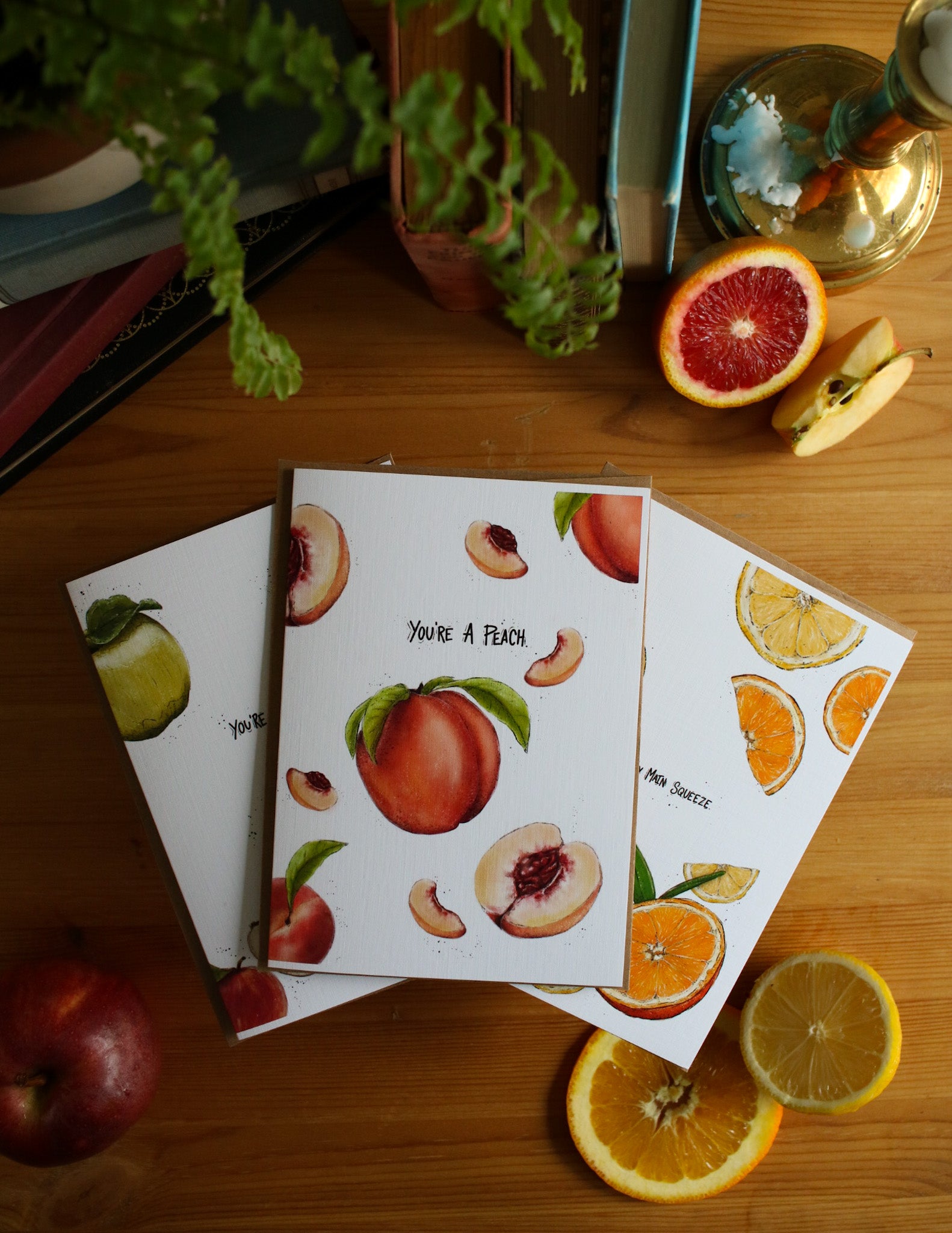 Fruity 3-Pack of Greeting Card