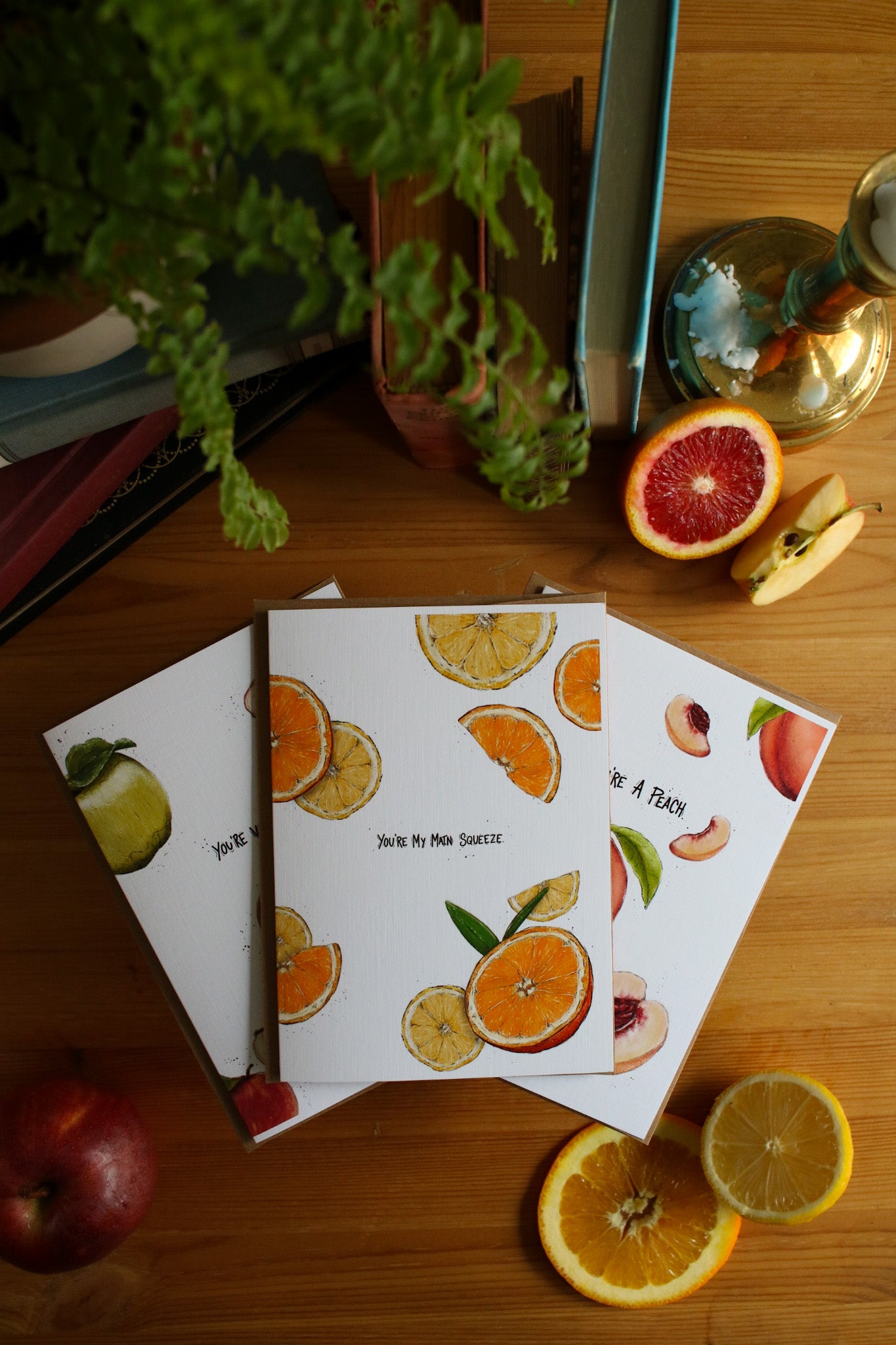 Fruity 3-Pack of Greeting Card