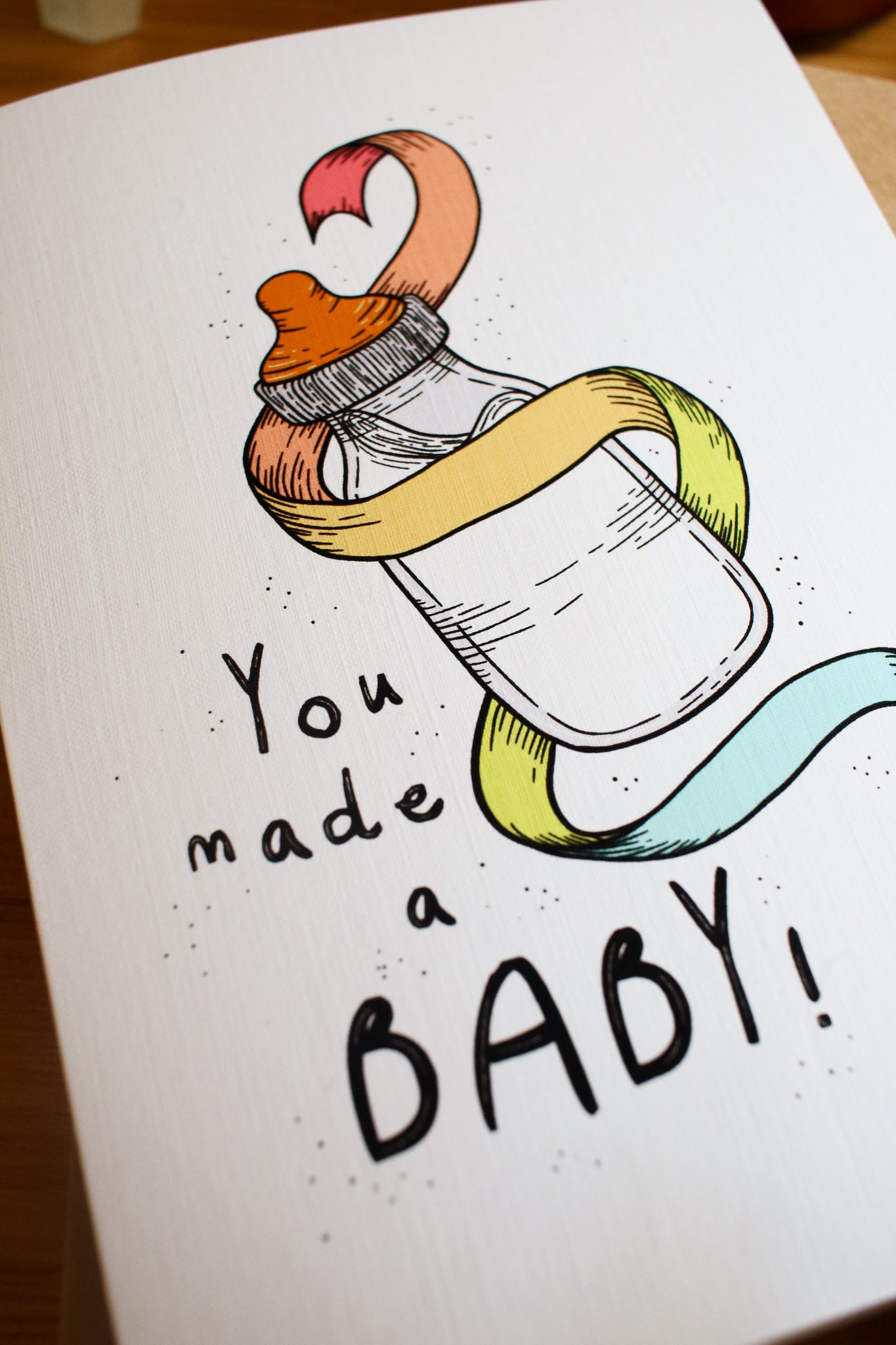 You Made a Baby! - Greeting Card