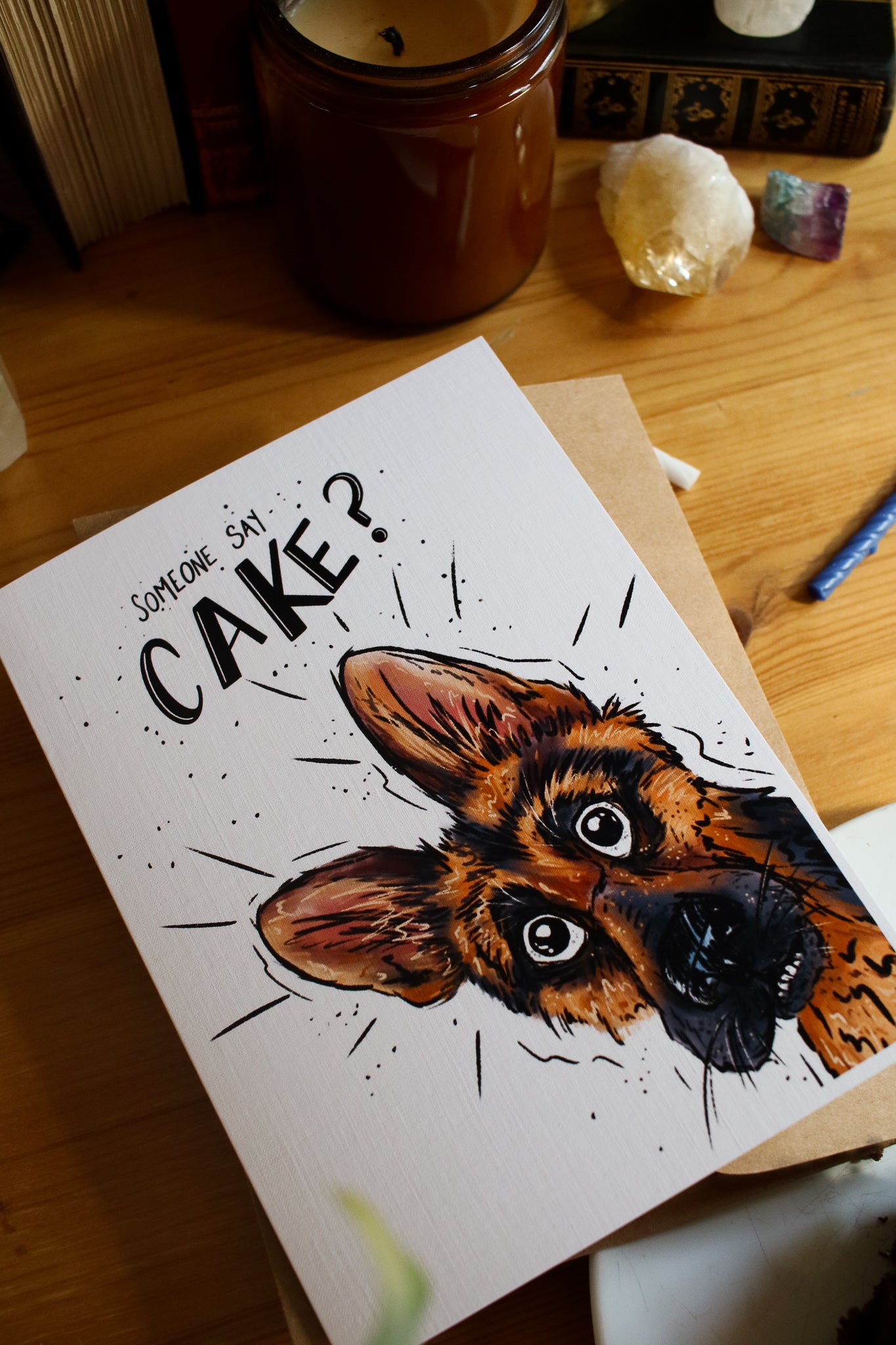 Where's the Cake?! - Greeting Card
