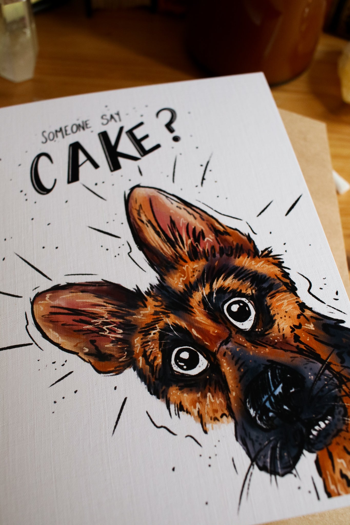 Where's the Cake?! - Greeting Card